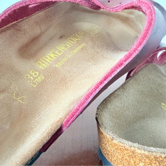 Birkenstock Florida Birko Flor Leather Strap Sandals | EU 38 - Picture 7 of 7